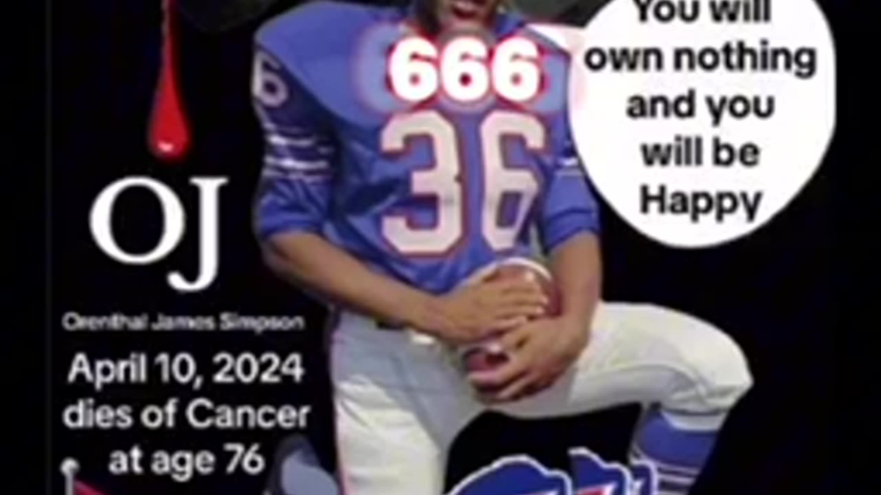 👁 OJ Simpson 🏈 dies of Cancer at age 76 🧤