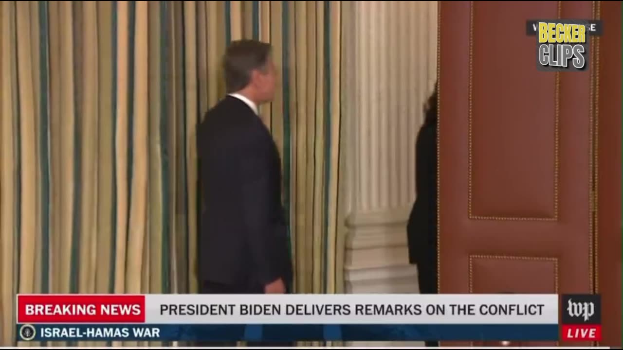 Biden Delivers Address on Israel, Turns Tail and Runs When Hearing Questions