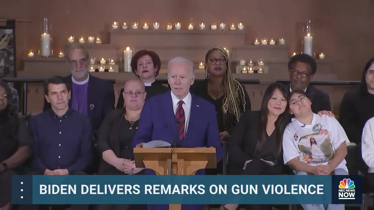 Biden delivers remarks on gun violence