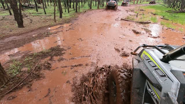 UTV trail ride Northern Arizona after the rain