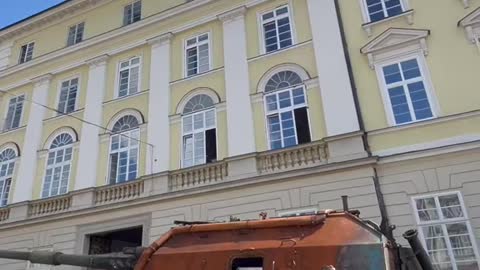 Ukraine is showing off destroyed Russian Tanks in a new open museum