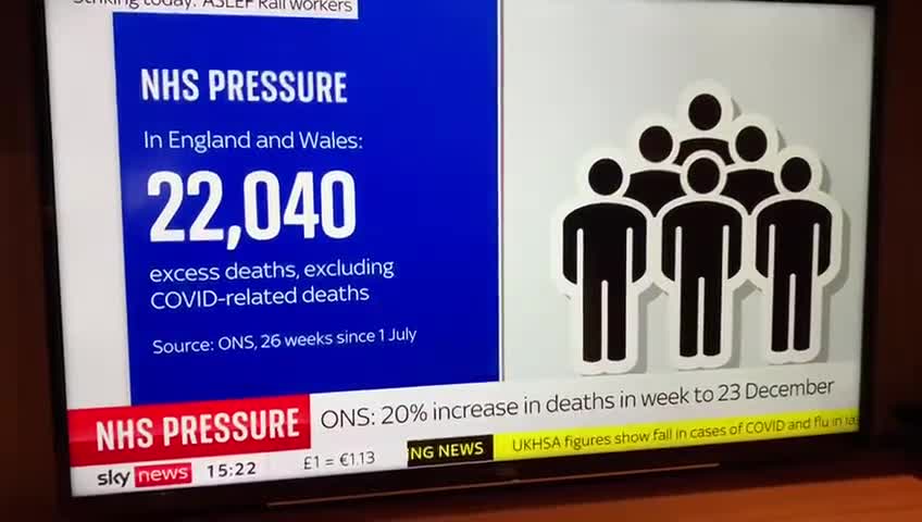 Excess Deaths - They pretend not to know the cause