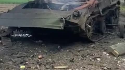 Russian soldiers disposed of another batch of APU equipment