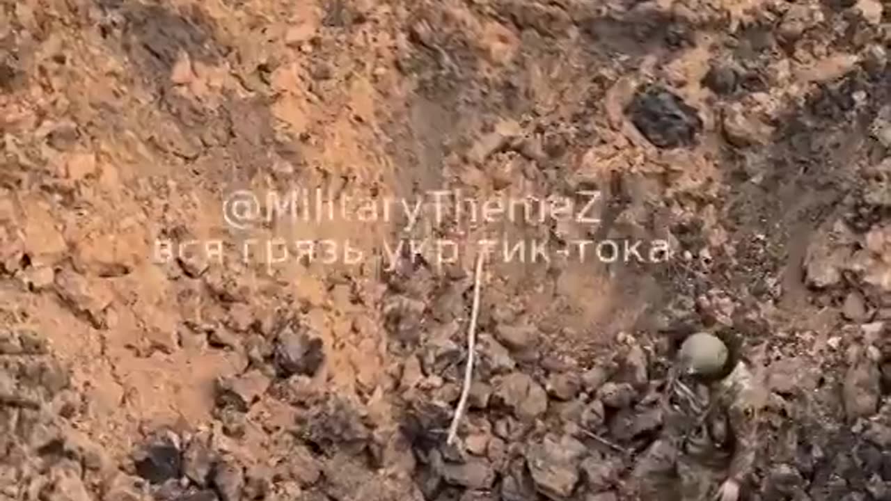 The AFU showed a crater after the arrival of a Russian FAB aerial bomb with a correction module.