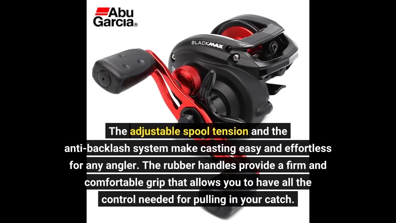 Buyer Comments: Abu Garcia Black Max & Max X Low Profile Baitcast Fishing Reel