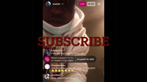 Msav IG live duvy got shot again