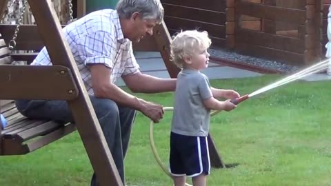 Kid has a good time Playtime!