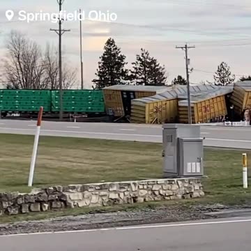 Massive Train Derailment In Springfield, Ohio