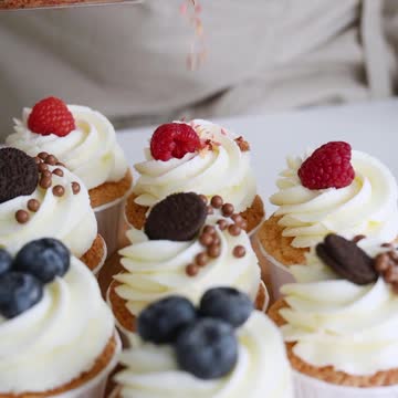 Assorted Flavor Cupcakes #shorts