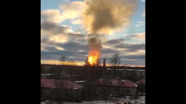 Pipeline Explosion Near St. Petersburg, Russia