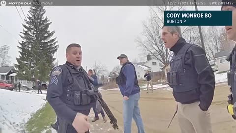 Bodycam video shows Burton police officer shoot and injure fellow officer in shootout