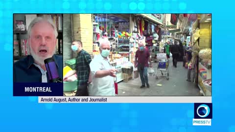 Arnold August on Press TV day after Trudeau slapped sanctions on Press TV. Oct 5/22