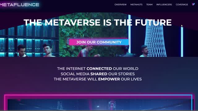 Metaverse._Metafluence, First Look A Vibrant City in the Metaverse