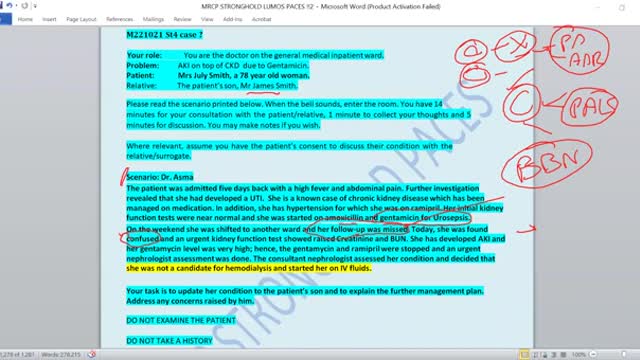 ST4.Gentamicin administration not followed