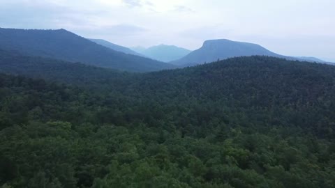 Camping in North Carolina Blue Range Mountains