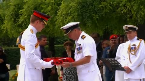 Prince Harry Commemorates WWII Soldiers At Montecassino