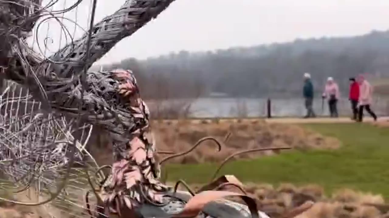 Dancing with Dandelions, a beautiful kinetic artwork by Robin Wight