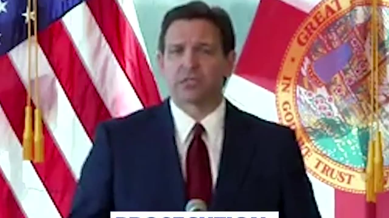 Gov. Ron DeSantis Speaks About Trump's Possible Indictment