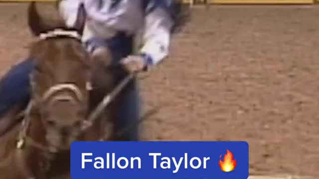 At just 13 years old Fallon Taylor shined bright on the biggest stage at the 1995 NFR 💨.