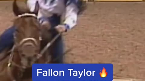 At just 13 years old Fallon Taylor shined bright on the biggest stage at the 1995 NFR 💨.