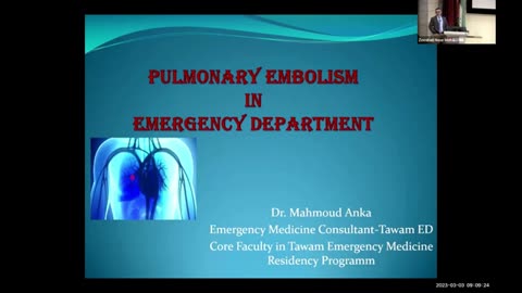 Pulmonary embolism in the emergency department