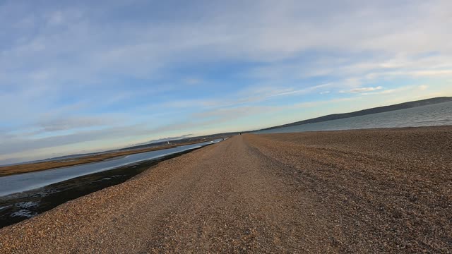 Coastal hike speedlapse. Lymington.