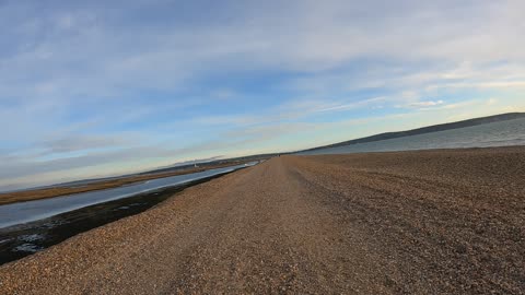 Coastal hike speedlapse. Lymington.