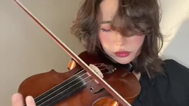 Violin playing