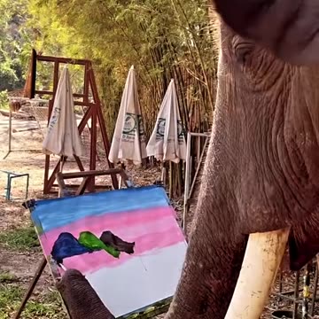 "The Artistic Skills of Elephants: Unveiling the Magic Behind Elephant Paintings"