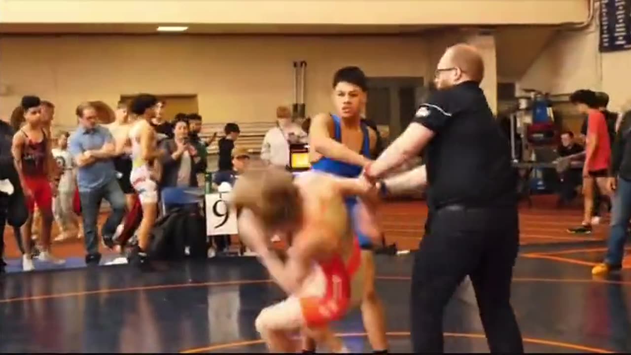 SUCKER PUNCH: Youth Wrestling Match Ends With Sore Loser Delivering a Cheap Shot