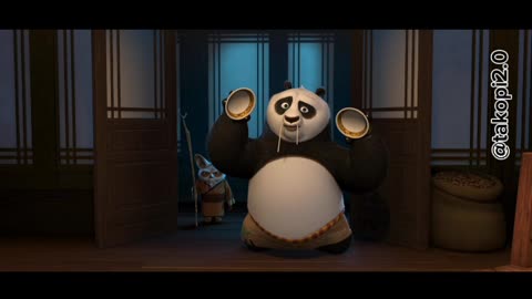 Po trying to act like Master Shifu