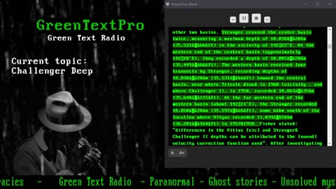 Green Text Radio - Deep sea stories and sci-fi ambiance