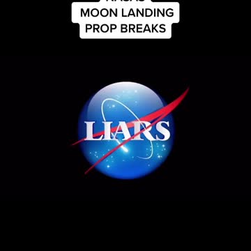 NASA moon landing prop breaks