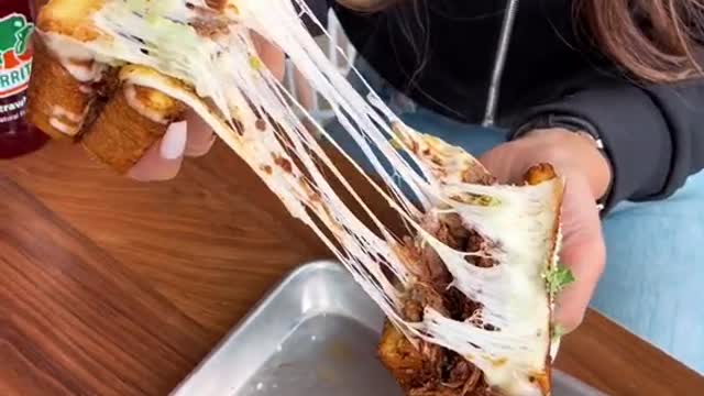 Are you smackin or passin on this Birria grilled cheese from