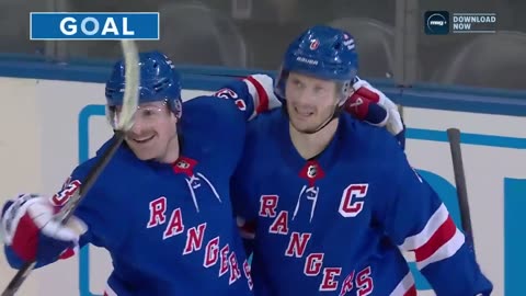 CHI@NYR: Trouba scores goal against Petr Mrazek