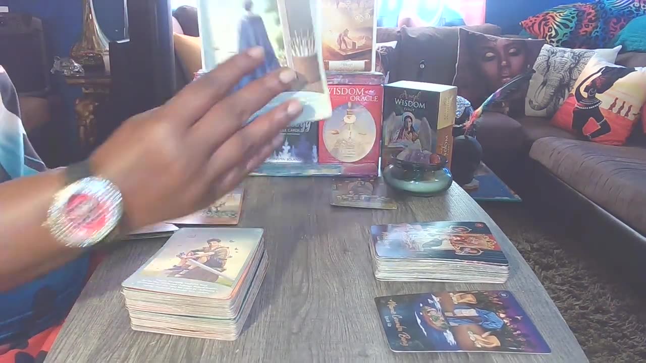 Spirit Says Get Out the Line of Fire. Karma is hitting hard and circling the Block.