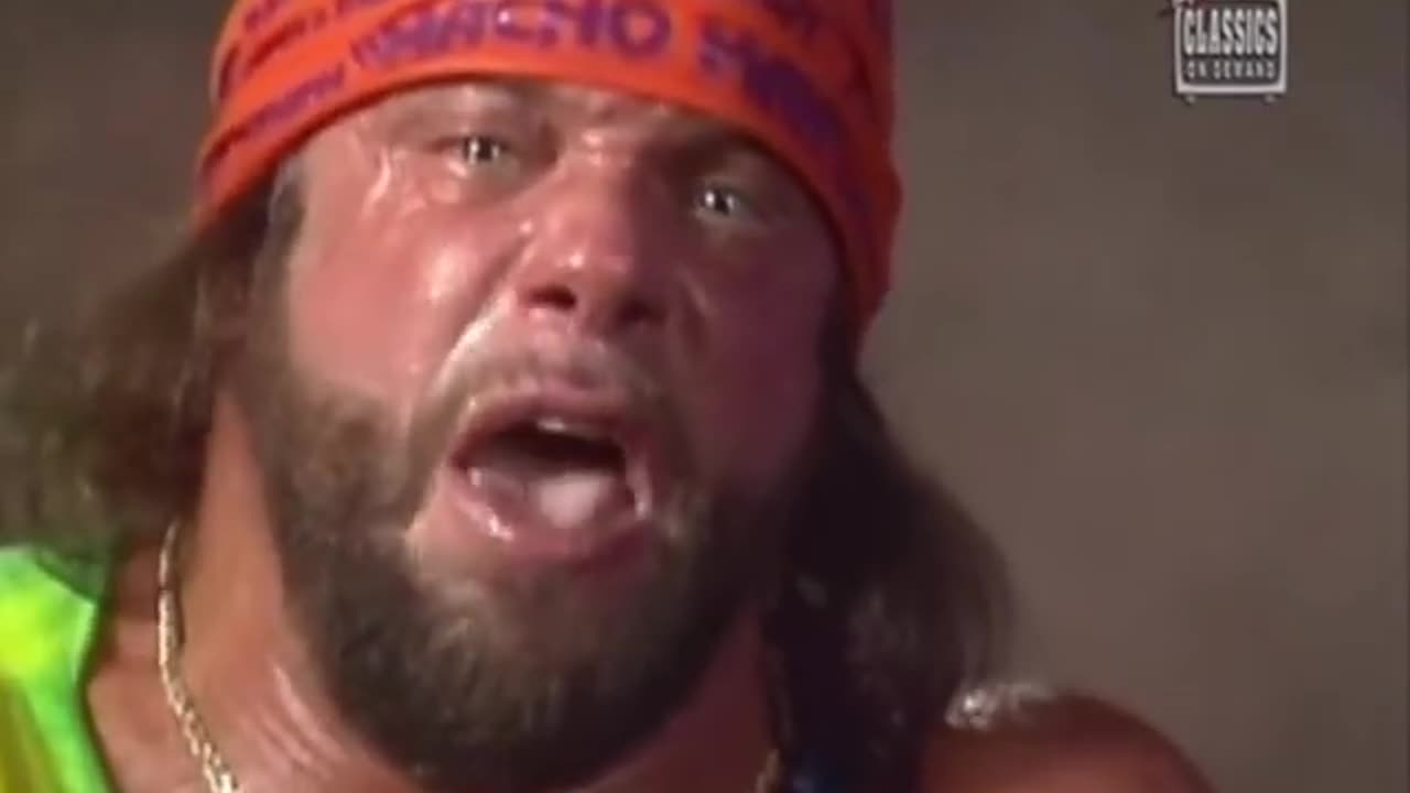 Macho Man tells Hulk Hogan "I HATE YOUR GUTS"