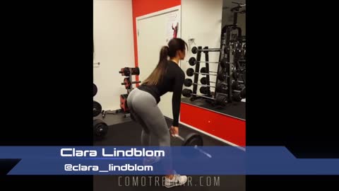 THIS 24 YEAR OLD SWEDISH FIT GIRL HAS THE DREAM BODY (Clara Lindblom)