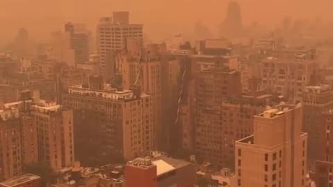 NYC Surreal Scene Set to Doors