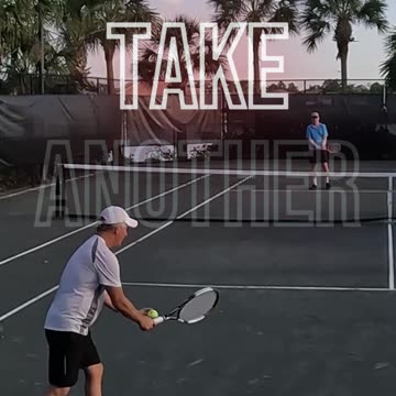 HANDCUFF THE BIG GUY AT THE NET!