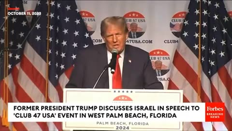 Trump Remembers When Netanyahu Let Him Down, Says Israel Must 'Strengthen Themselves Up'