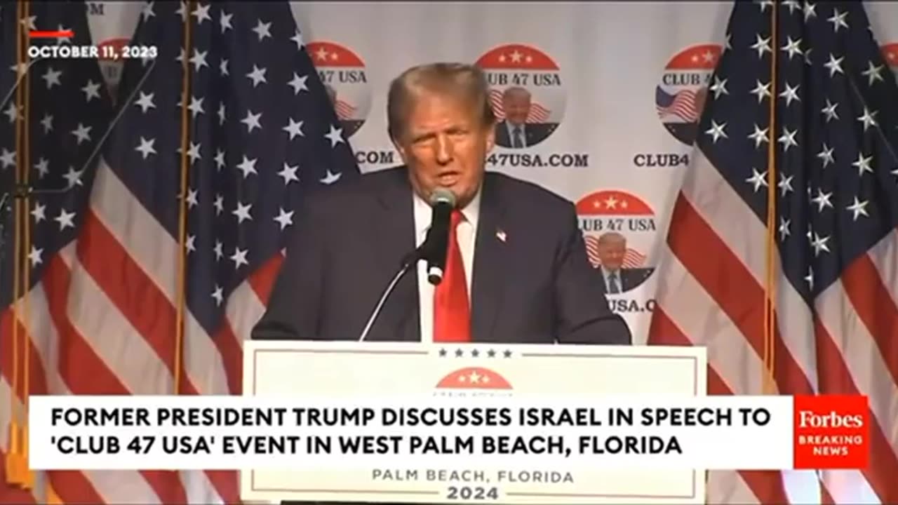 Trump Remembers When Netanyahu Let Him Down, Says Israel Must 'Strengthen Themselves Up'