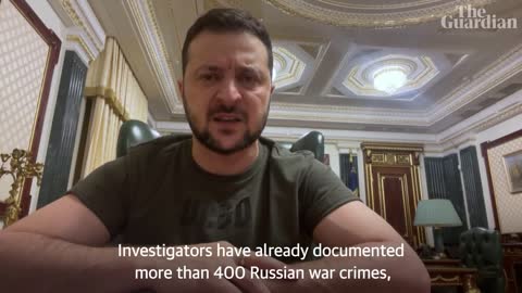 Russian forces committed more than 400 war crimes in Kherson, says Zelenskiy