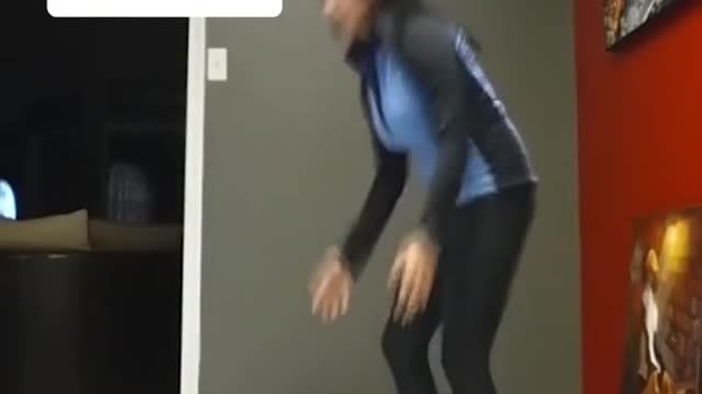 dog goes flying