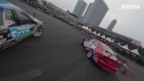 BMW E46 drift in action