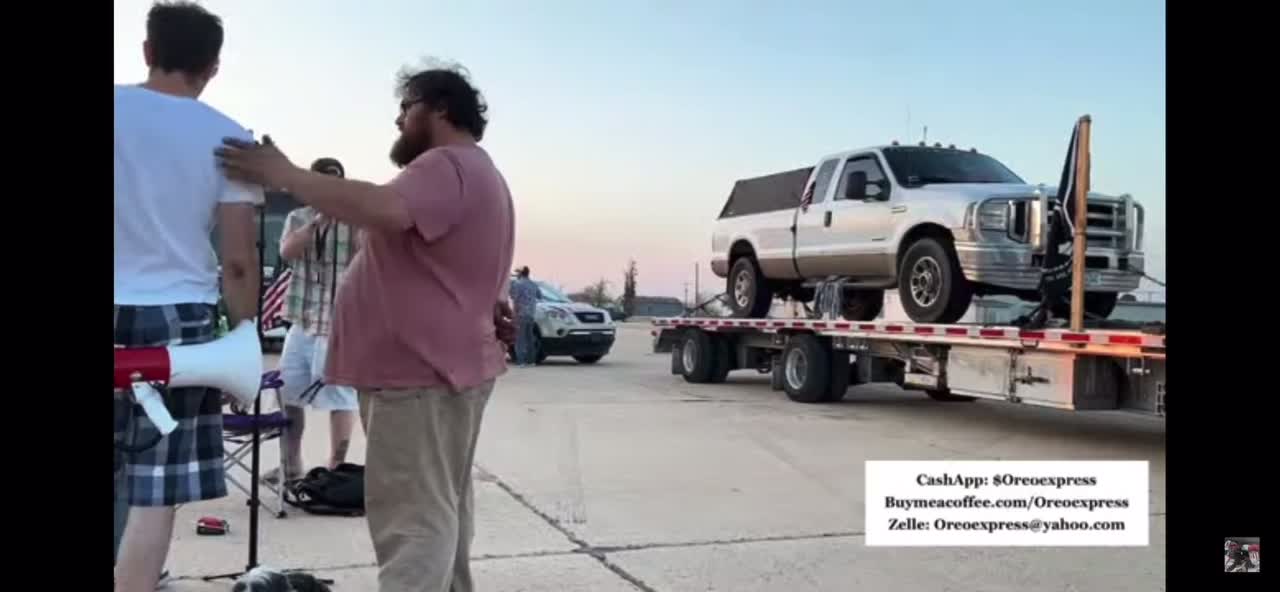 Mayor of Big Spring Tx (Shannon D. Thomason) provides a spot for The Peoples Convoy!