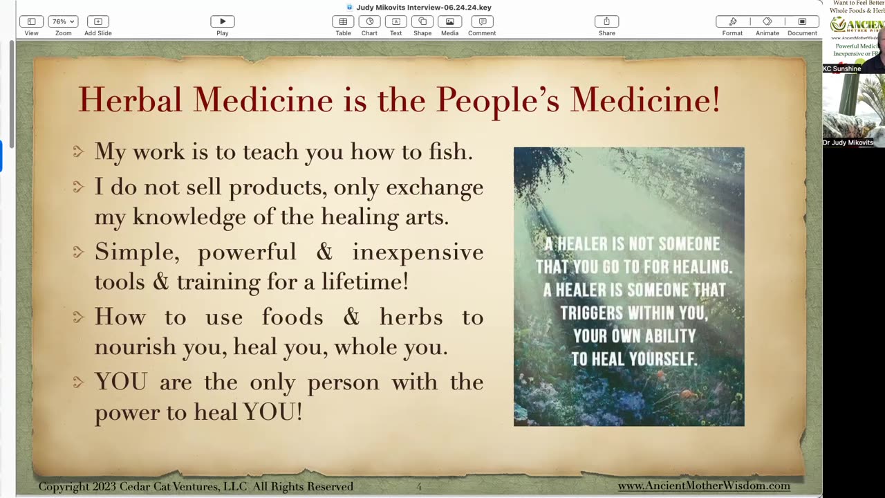 Weeds of Wisdom-guest Dr Judy Mikovits