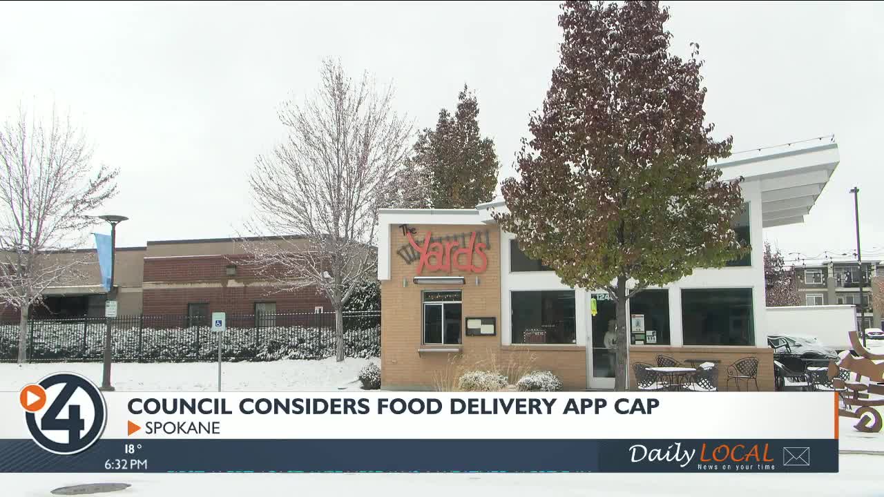 Spokane City Council considering food delivery app cap