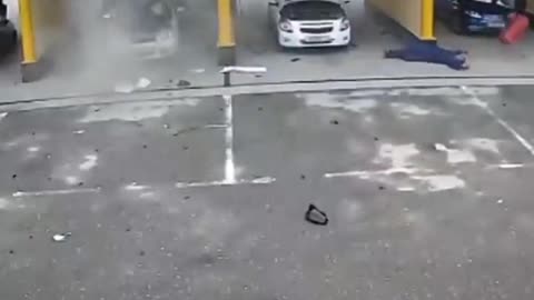 Propane Tank Explosive Rupture