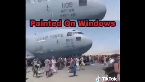 Afghanistan Withdrawal: Fake C17 Air Force Plane